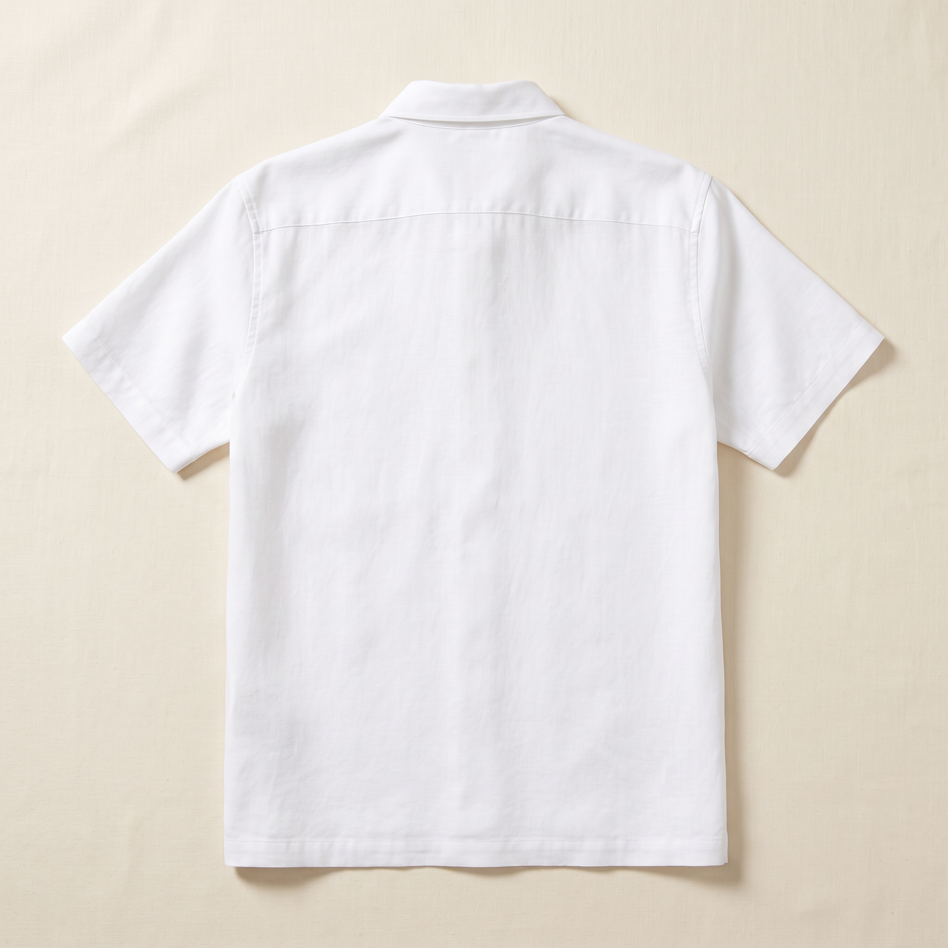 Sardinia Linen-Blend Shirt - back view