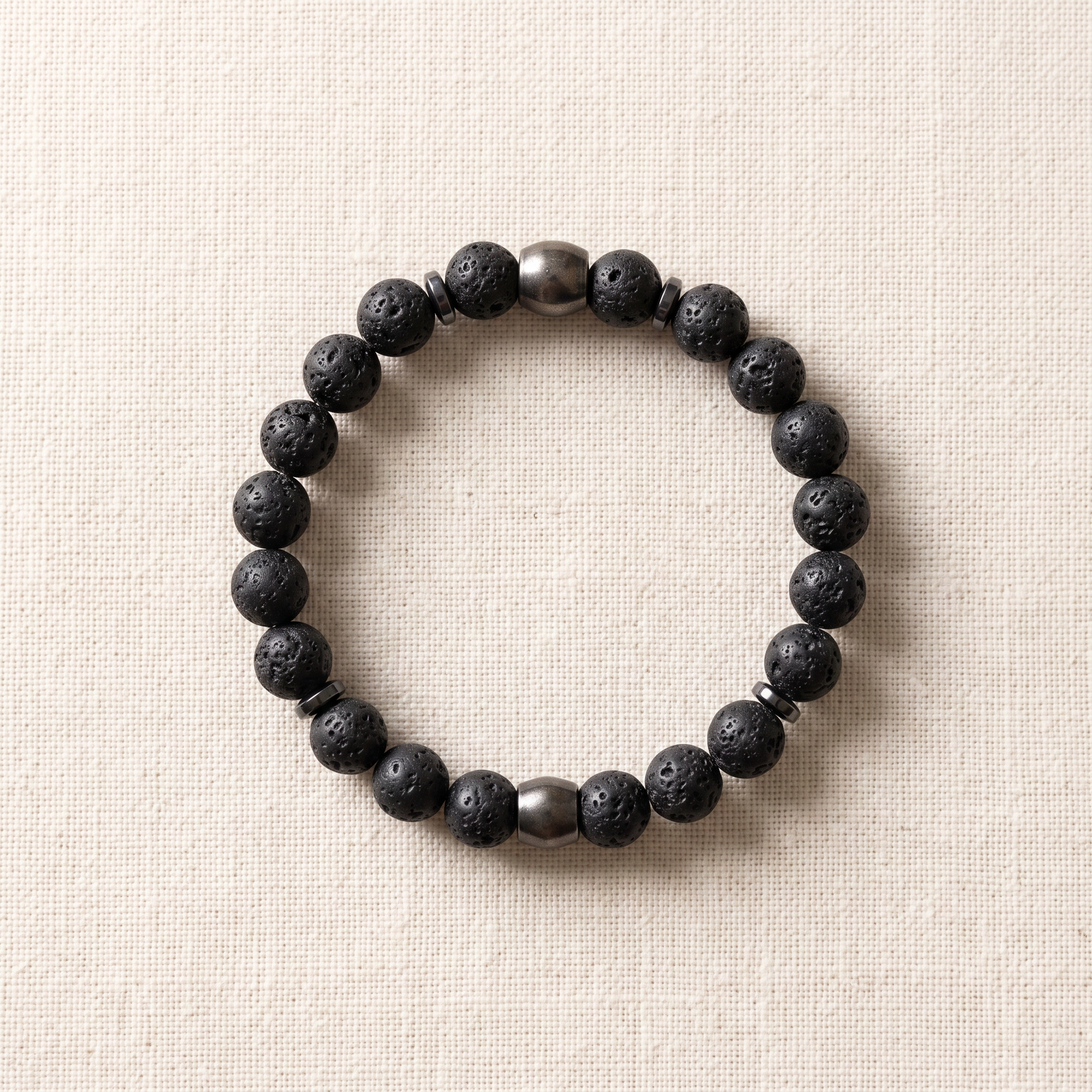 Tigris Beaded Bracelet - flat lay front