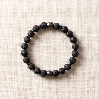 Tigris Beaded Bracelet - flat lay front
