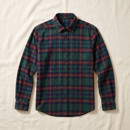 Yukon Plaid Shirt - flat lay front