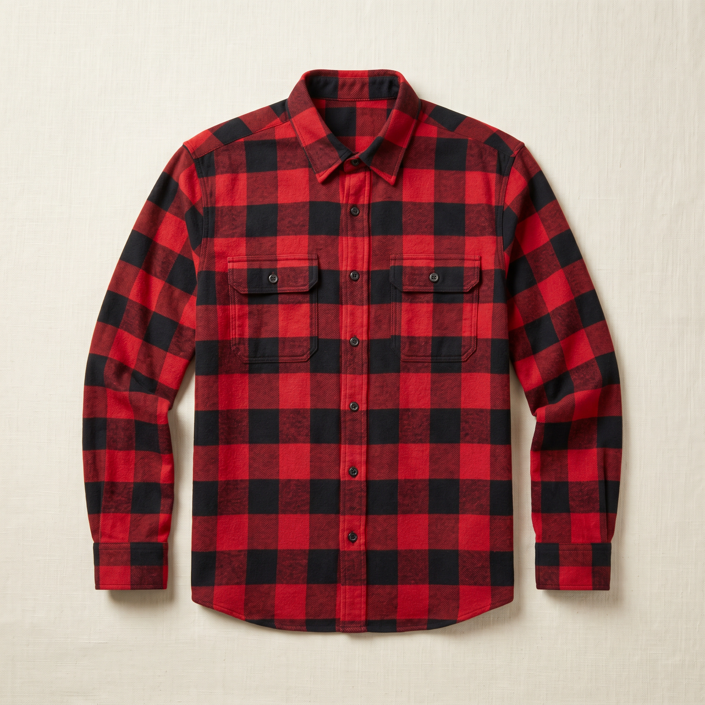 Denver Flannel Shirt - flat lay front