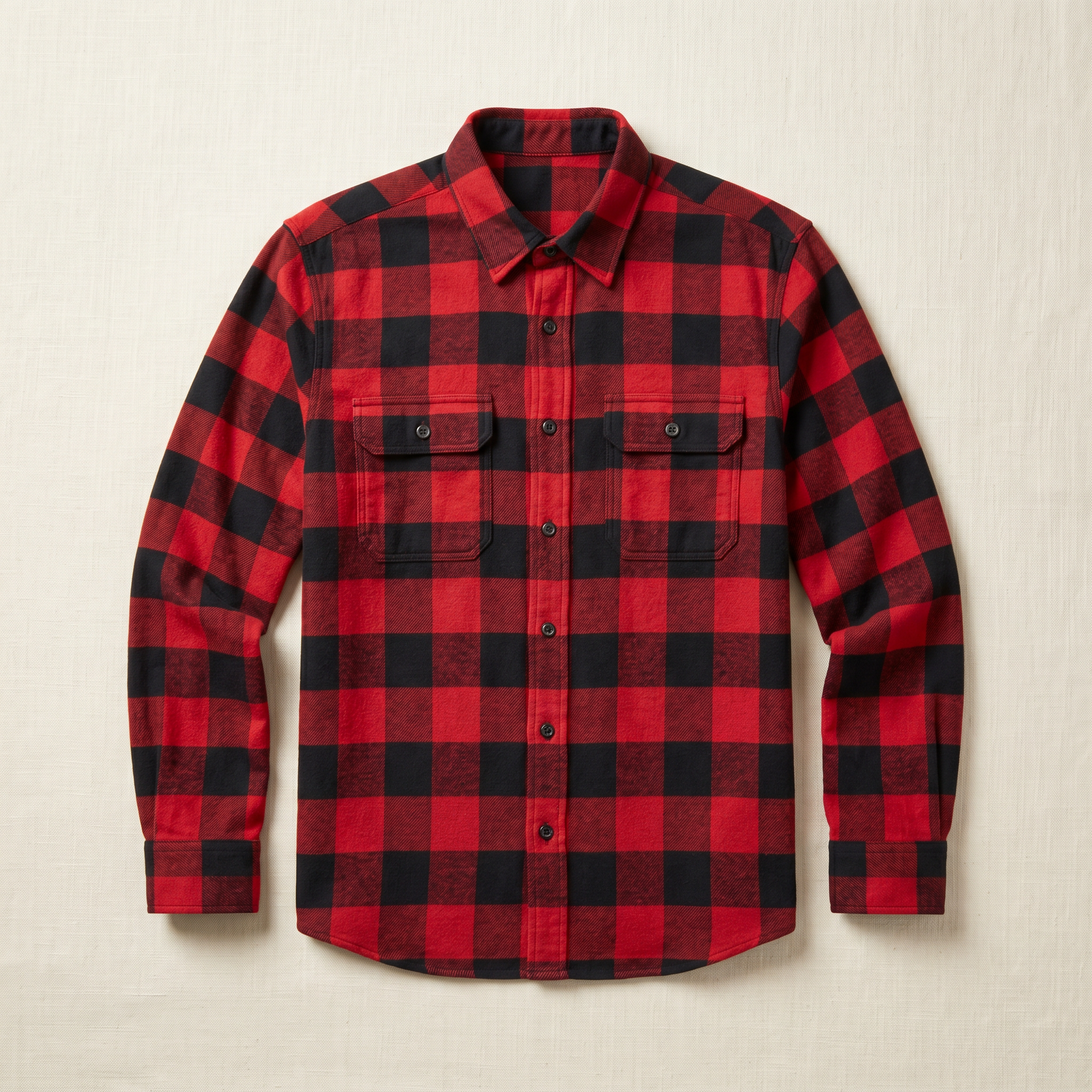 Denver Flannel Shirt - flat lay front