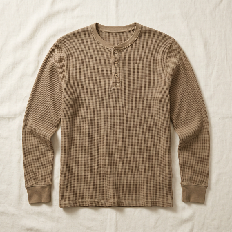 Hayes Waffle Henley