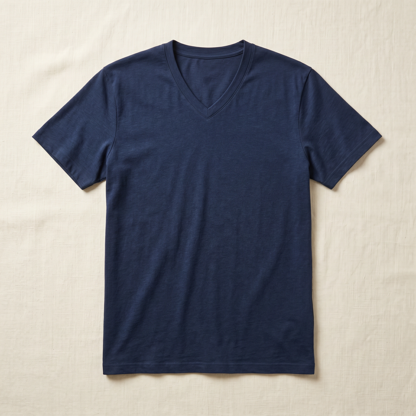 Vance Vintage V-Neck Tee - flat lay front