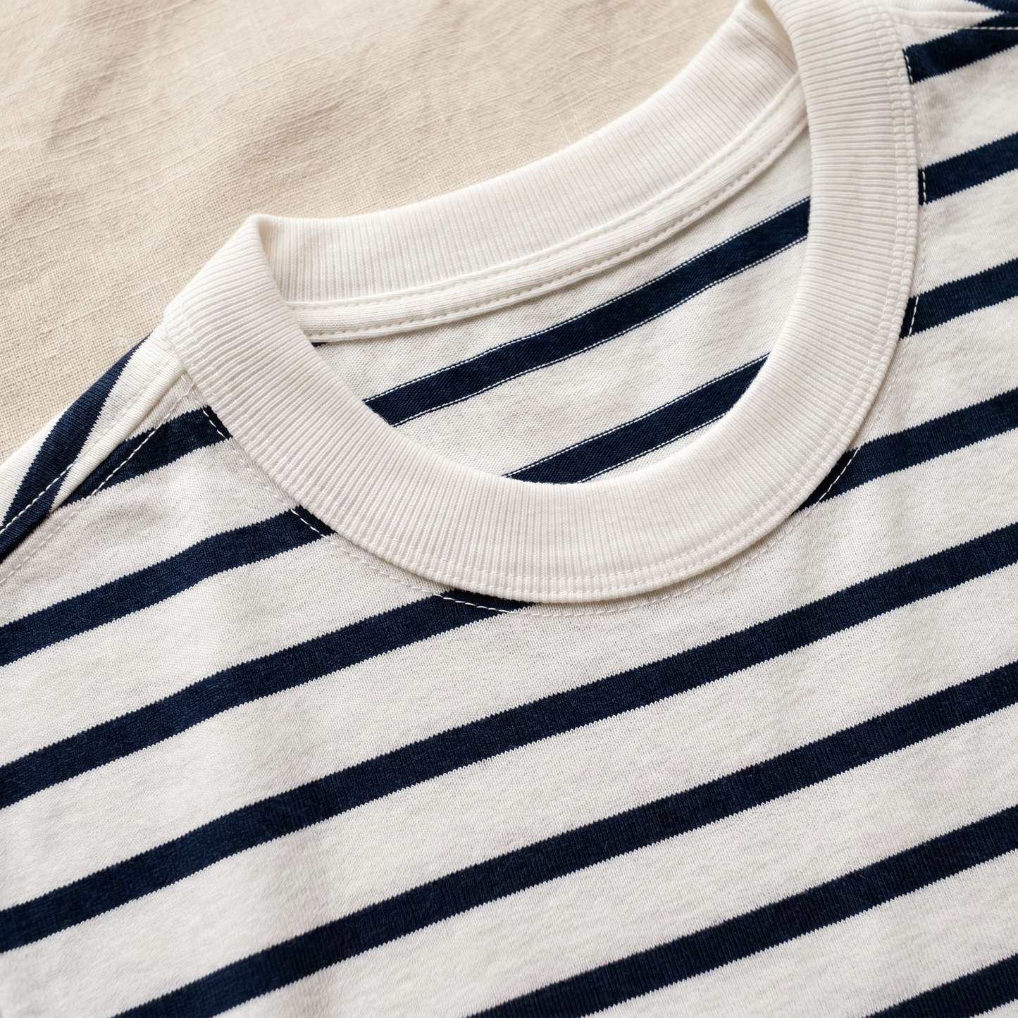Breton Striped Tee - fabric detail
