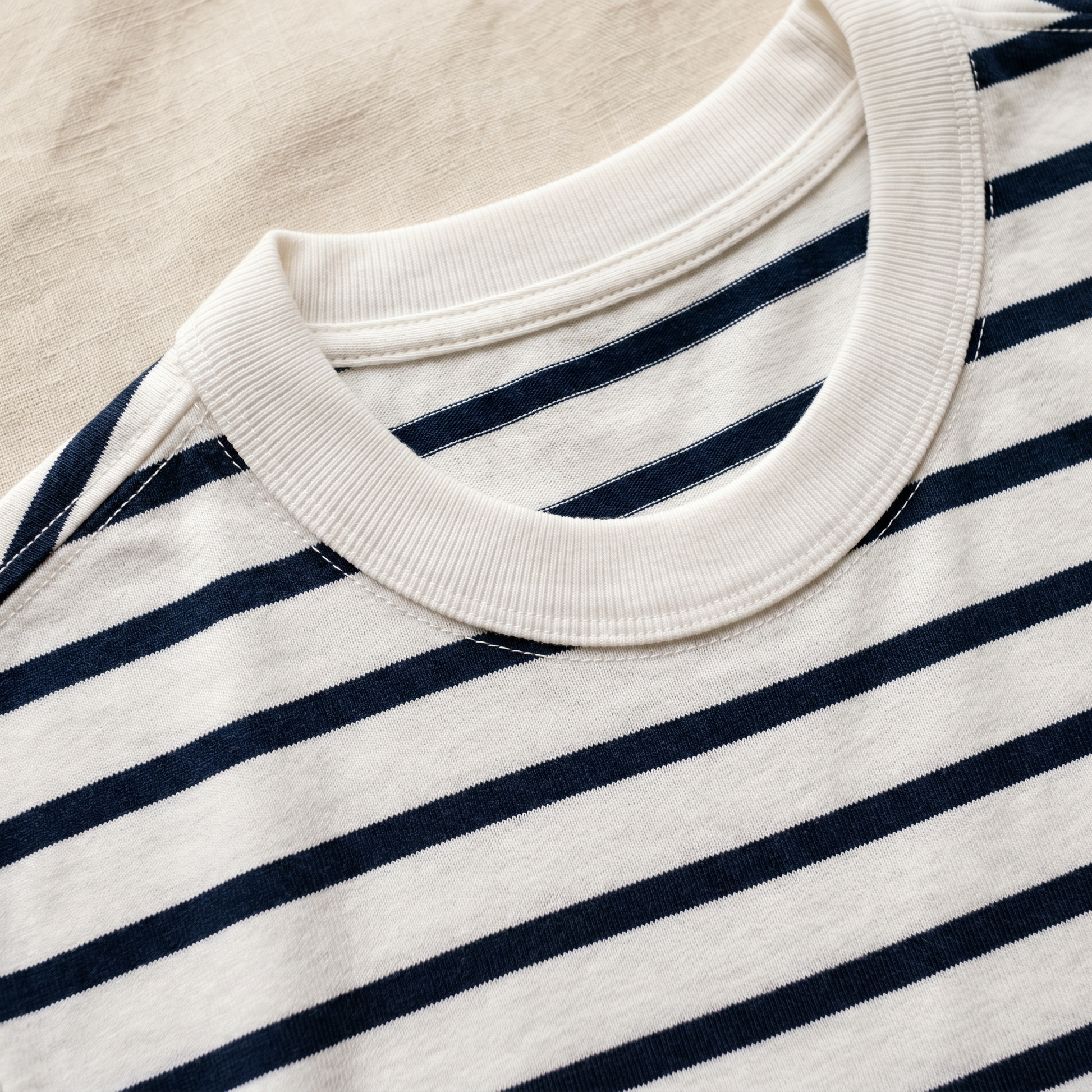 Breton Striped Tee - fabric detail