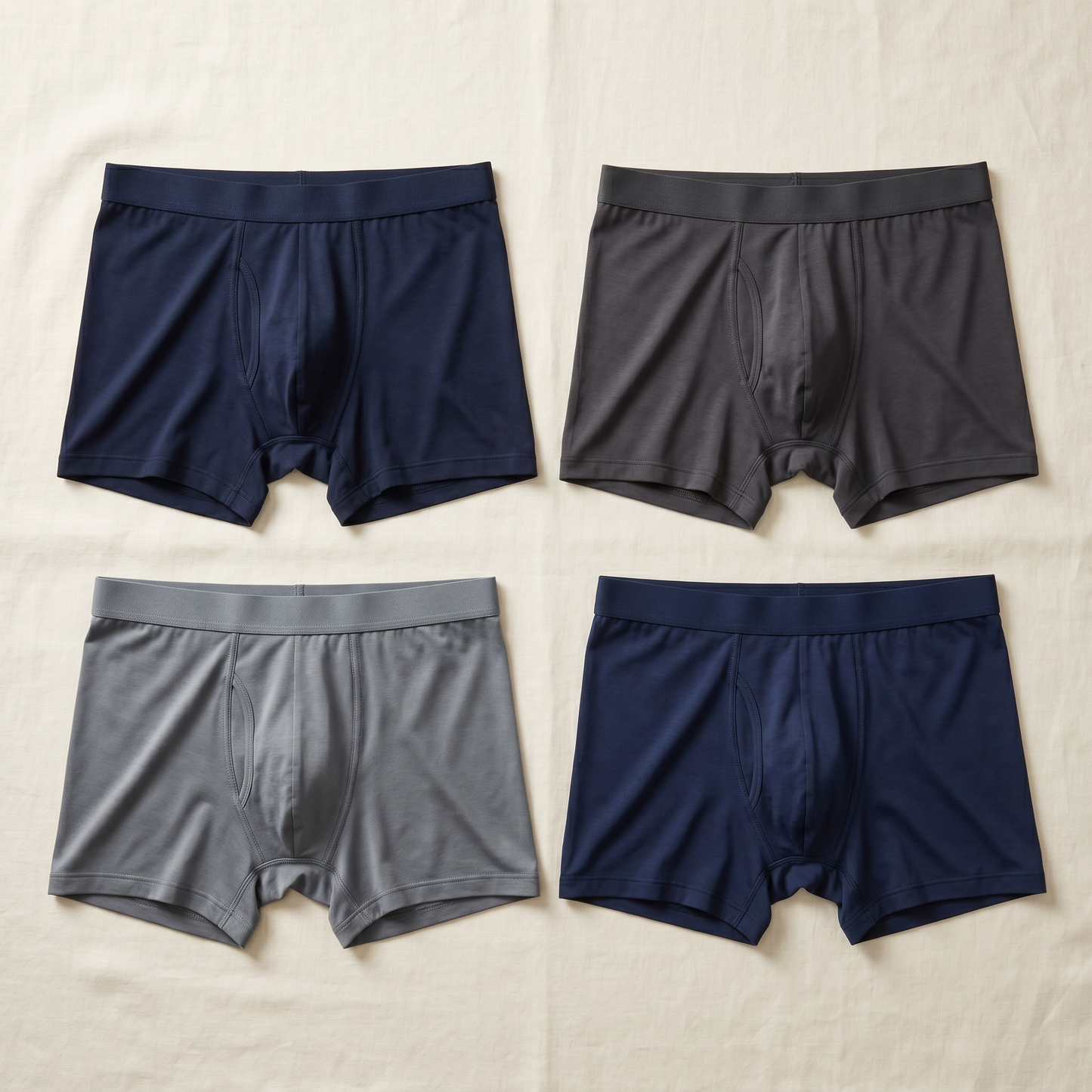 Silk Touch 4-Pack Boxers - flat lay front
