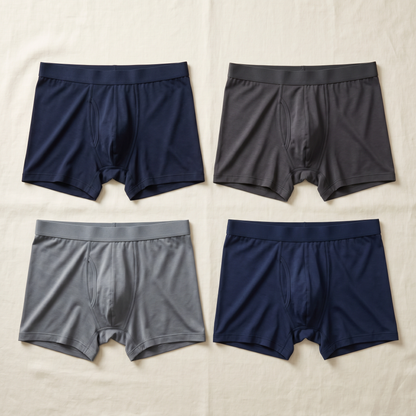 Silk Touch 4-Pack Boxers - flat lay front