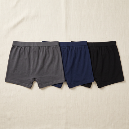 Comfort 3-Pack Cotton Boxers - back view