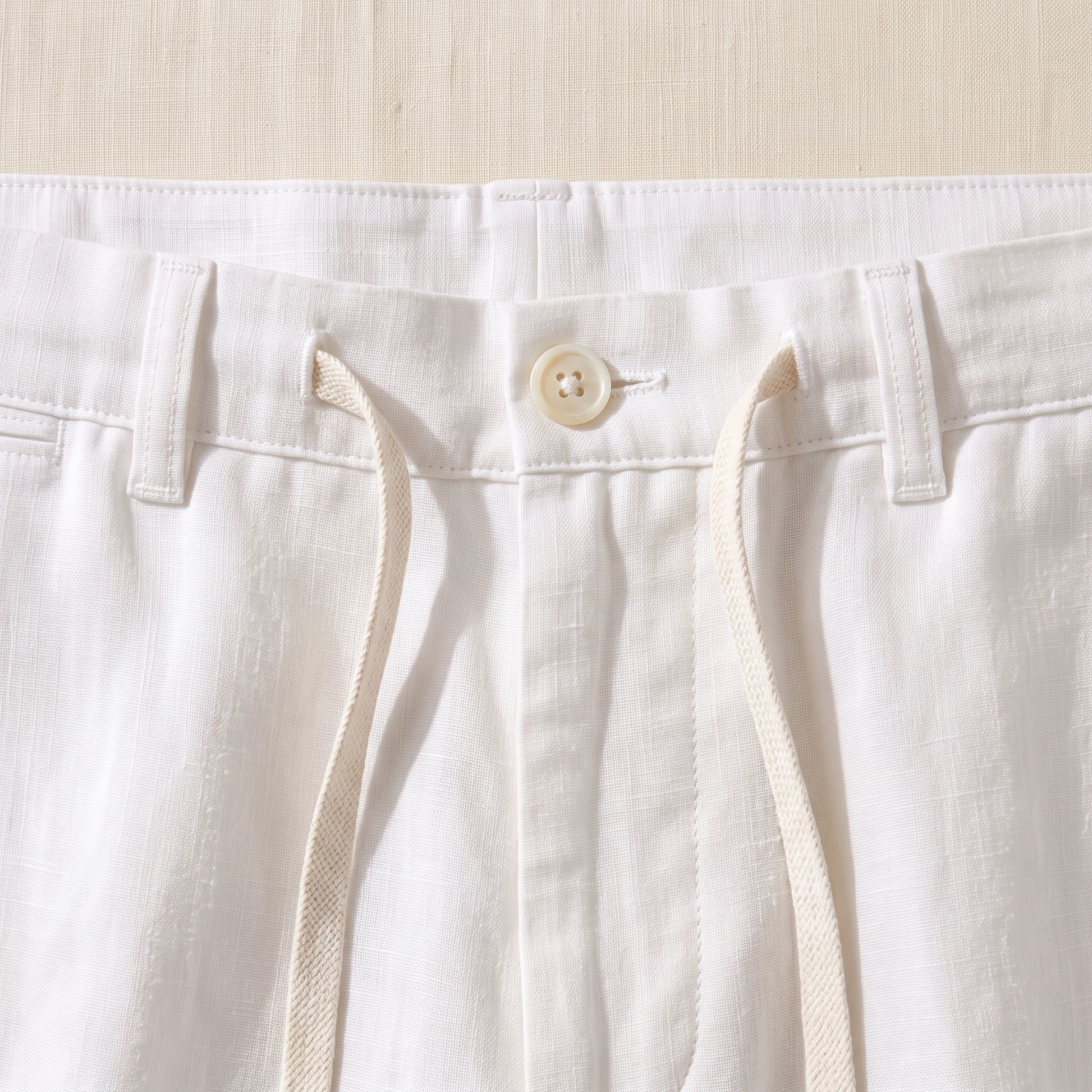 Palmara Linen Pants - fabric detail