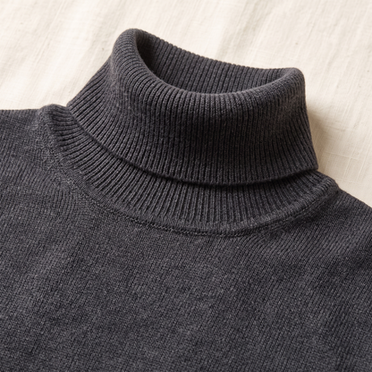Dalton Turtleneck Knit - fabric detail