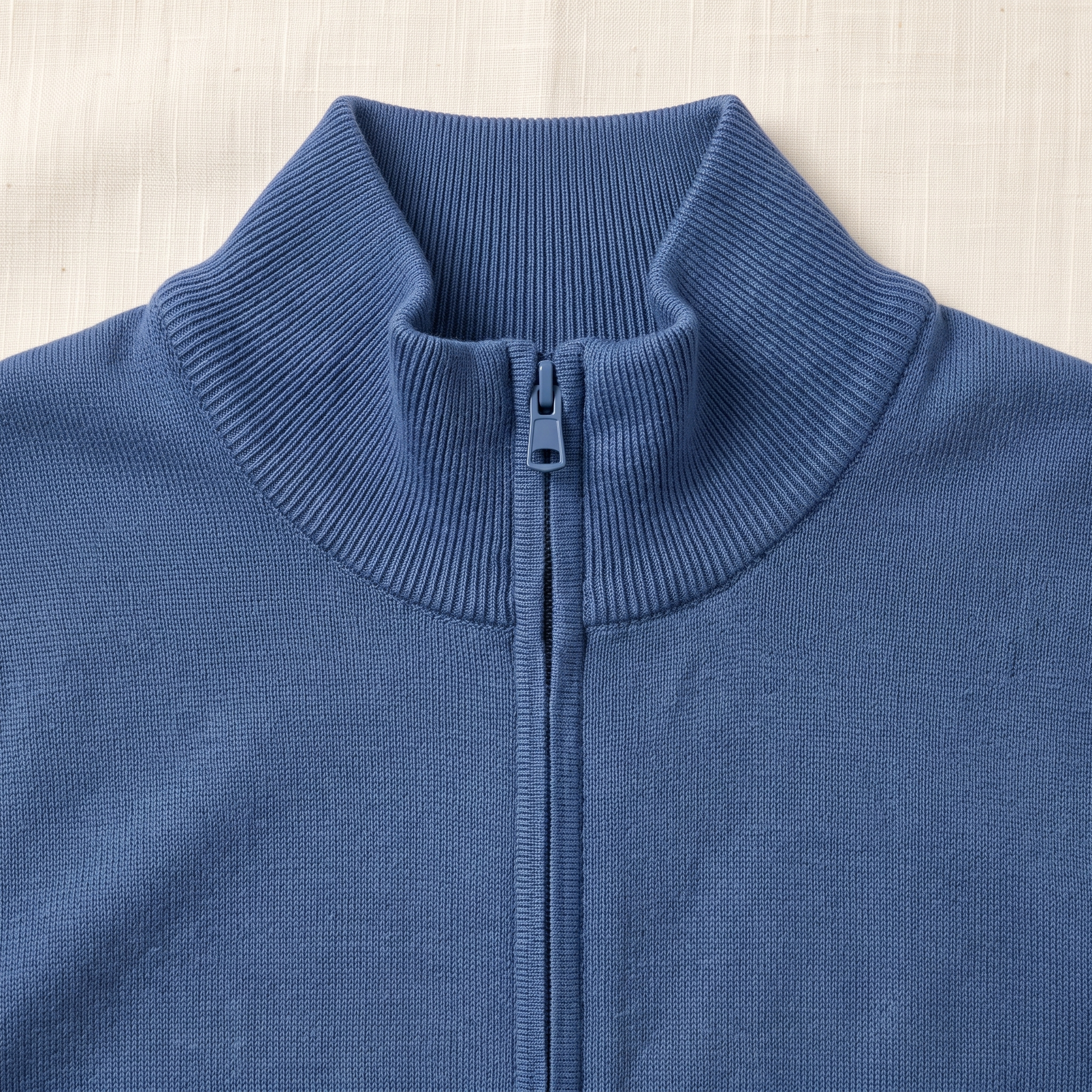 Stanton Stand-Collar Knit - fabric detail