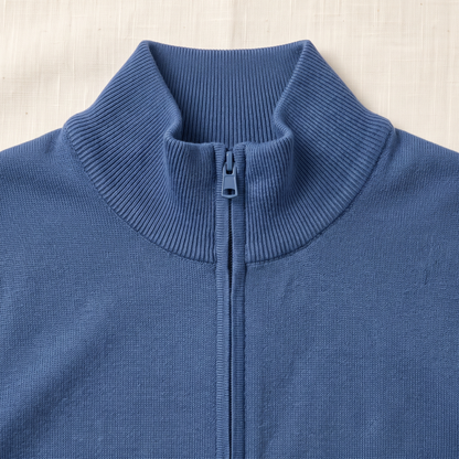 Stanton Stand-Collar Knit - fabric detail