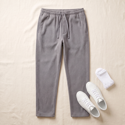 Weekender Fleece Pants - styled flat lay