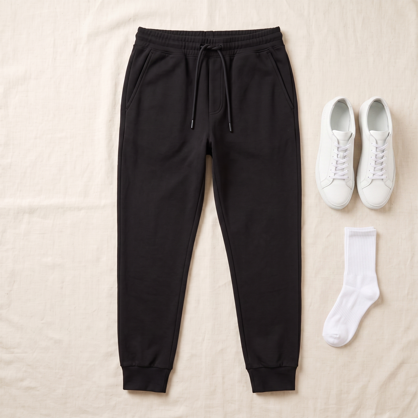 Amalfi Sweatpants - styled flat lay