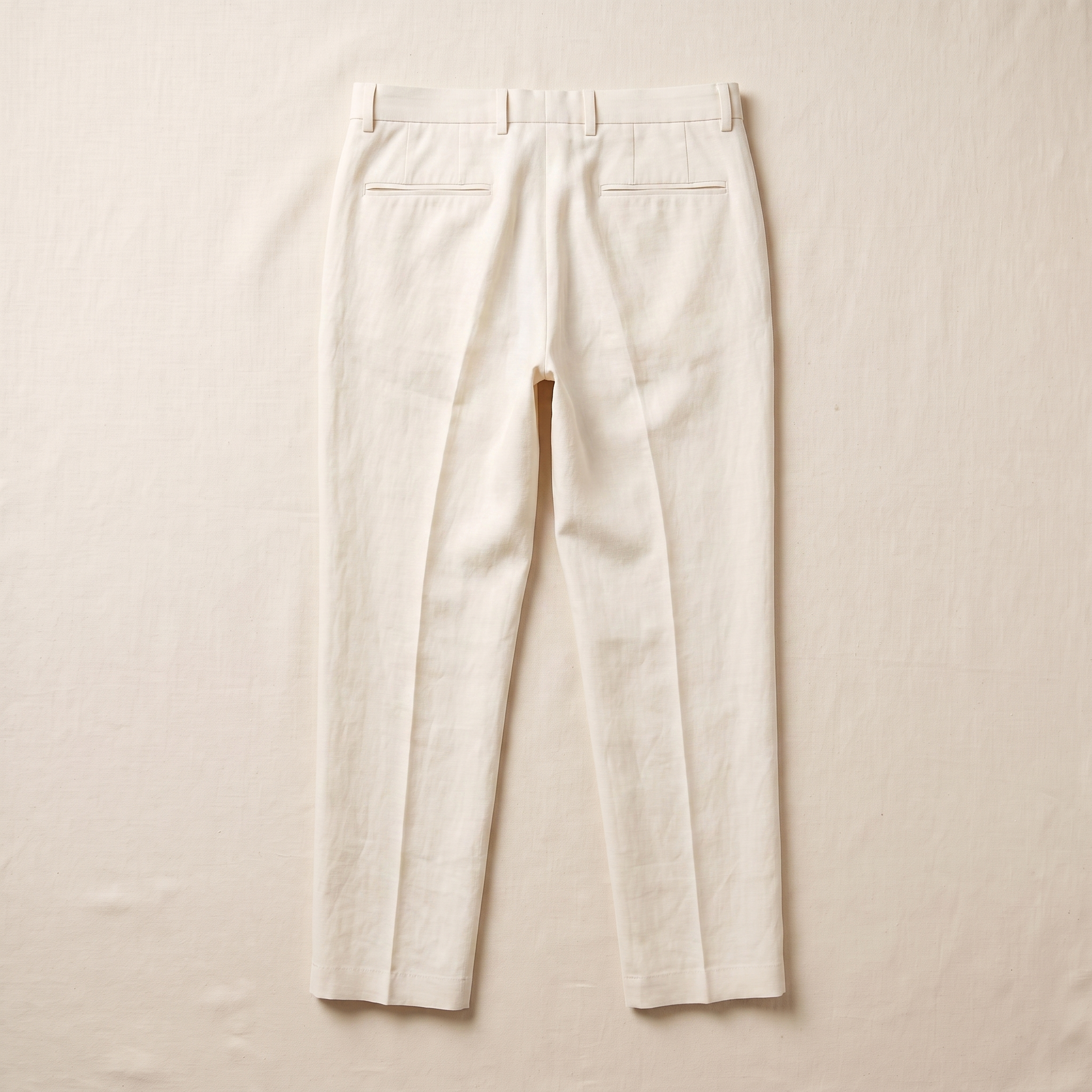 Santorini Linen Trousers - back view