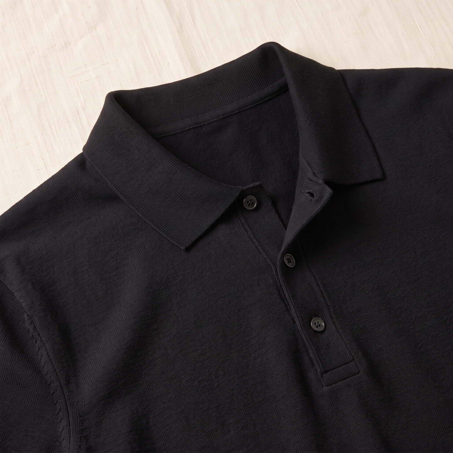 Alden Knit Polo - fabric detail