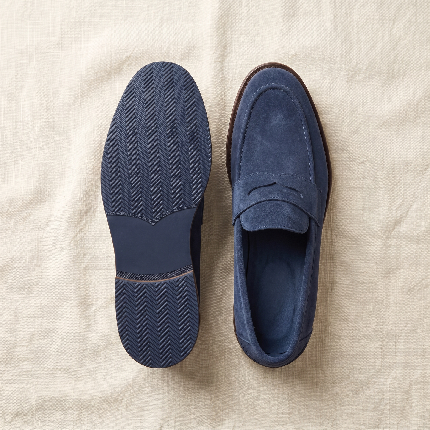Siena Suede Loafers - back view