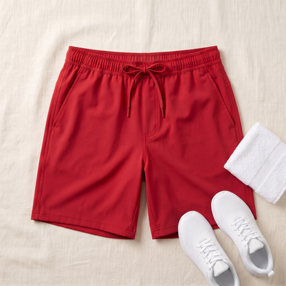 Pacific Active Shorts - styled flat lay