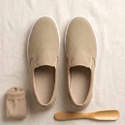 Porto Slip-On Loafers - styled flat lay