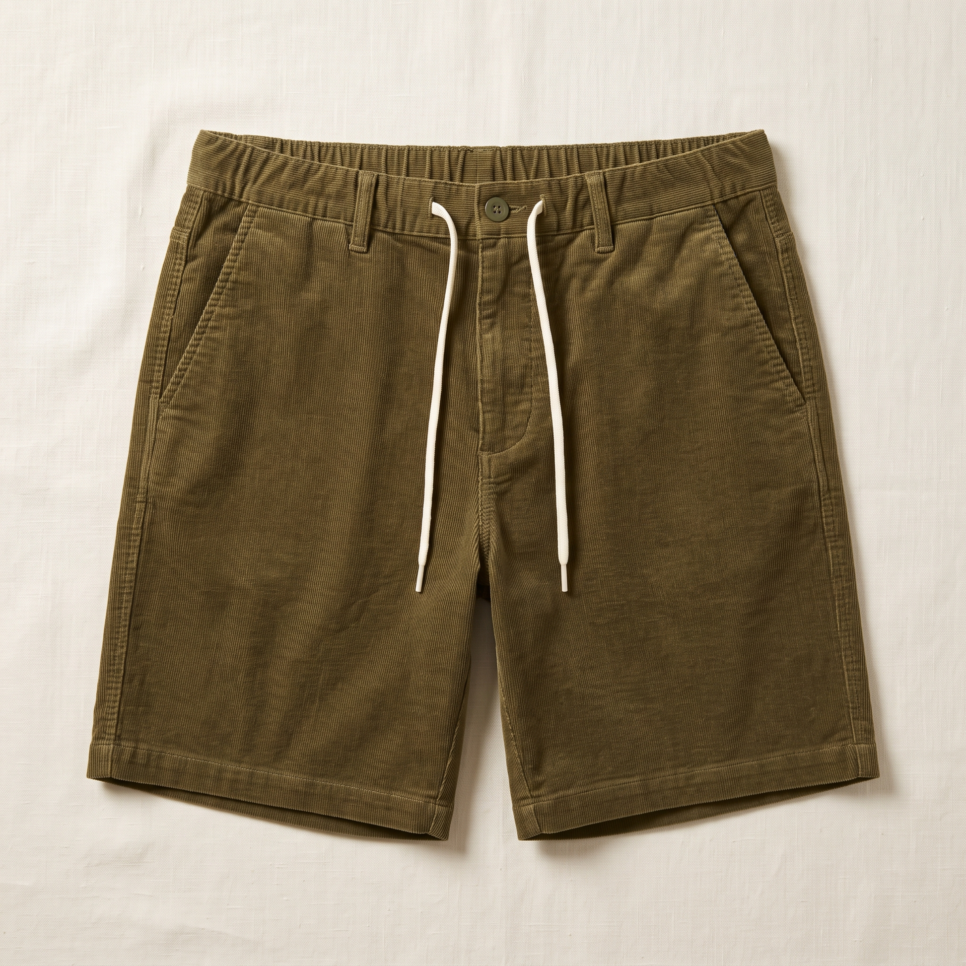 Laguna Corduroy Shorts - flat lay front