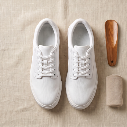 Brookline Waterproof Shoes - styled flat lay