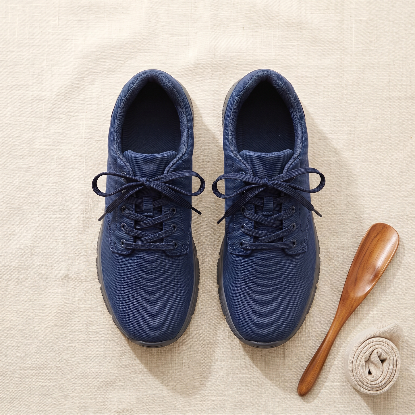 Milton Walking Shoes - styled flat lay