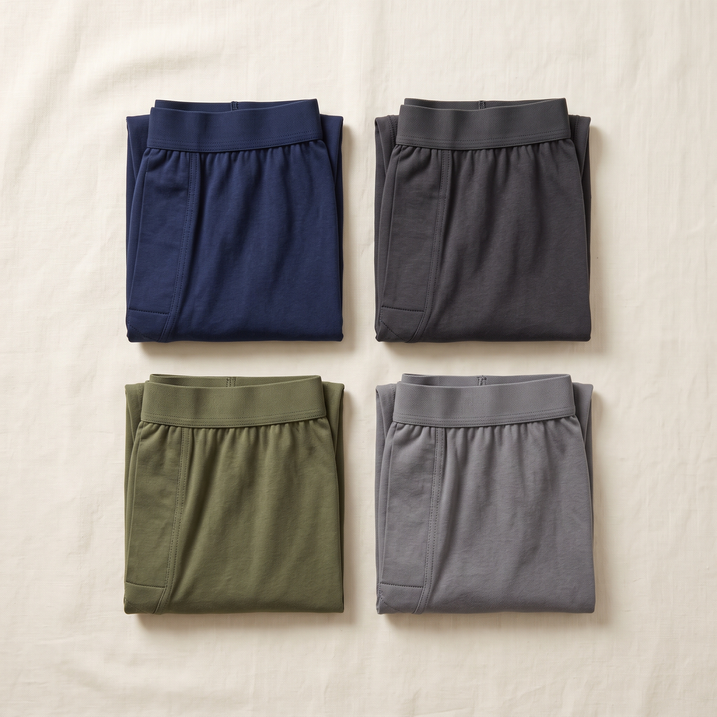 Essentials 4-Pack Boxers - flat lay front