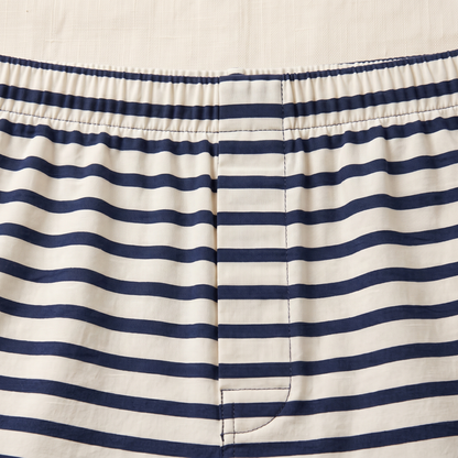 Riviera Striped Boxers - fabric detail