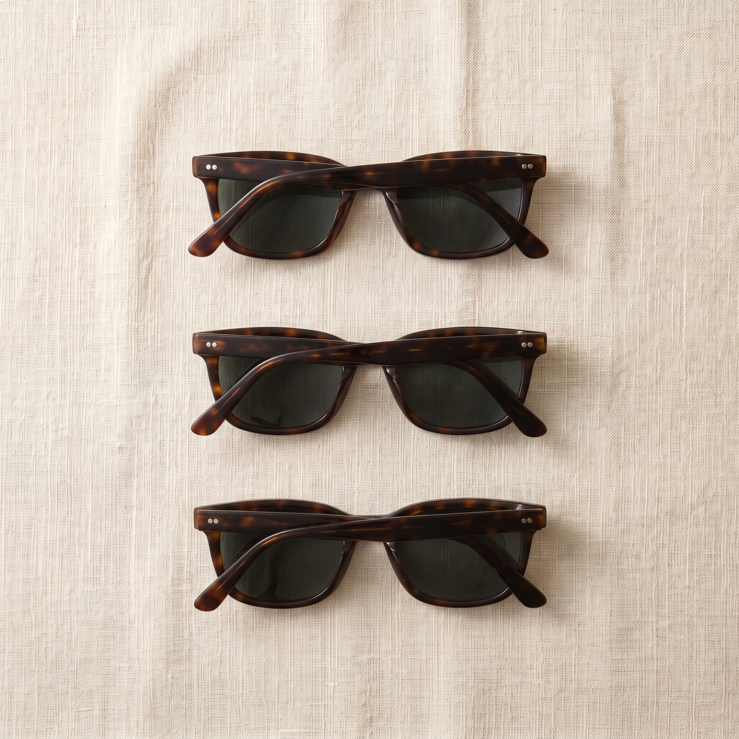 Soho Rectangle Sunglasses - back view