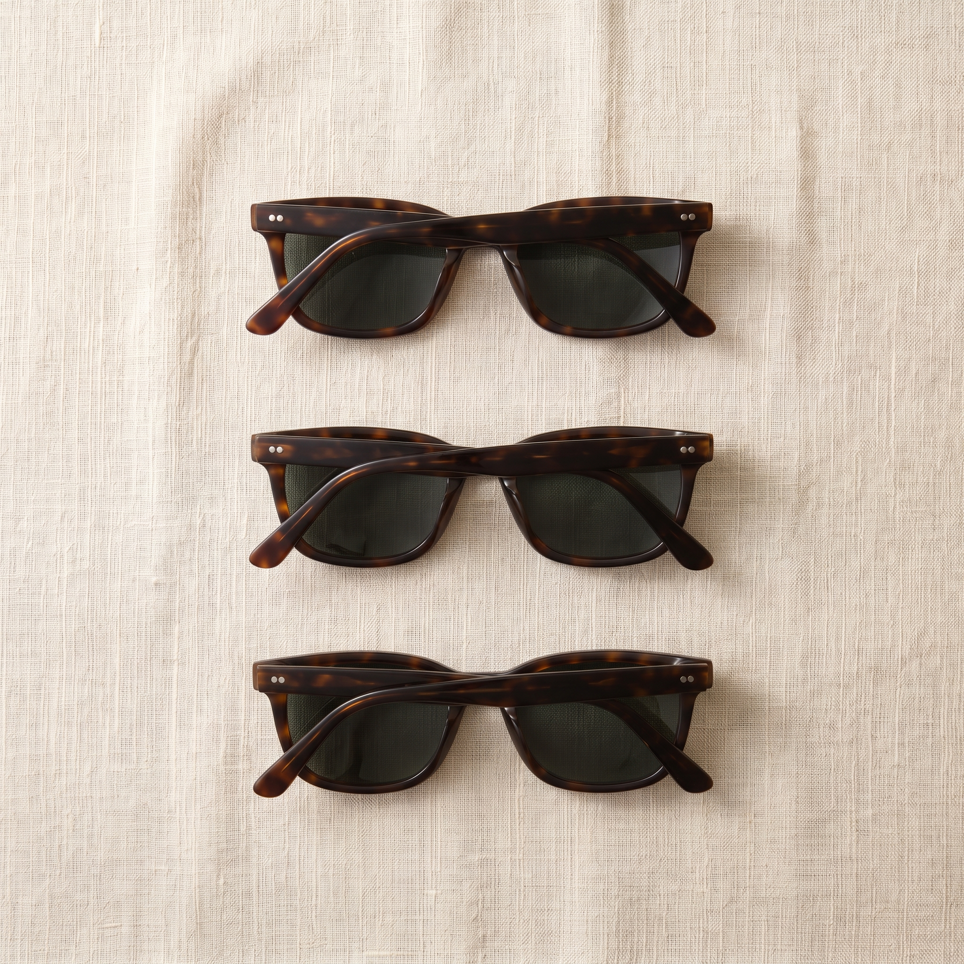 Soho Rectangle Sunglasses - back view
