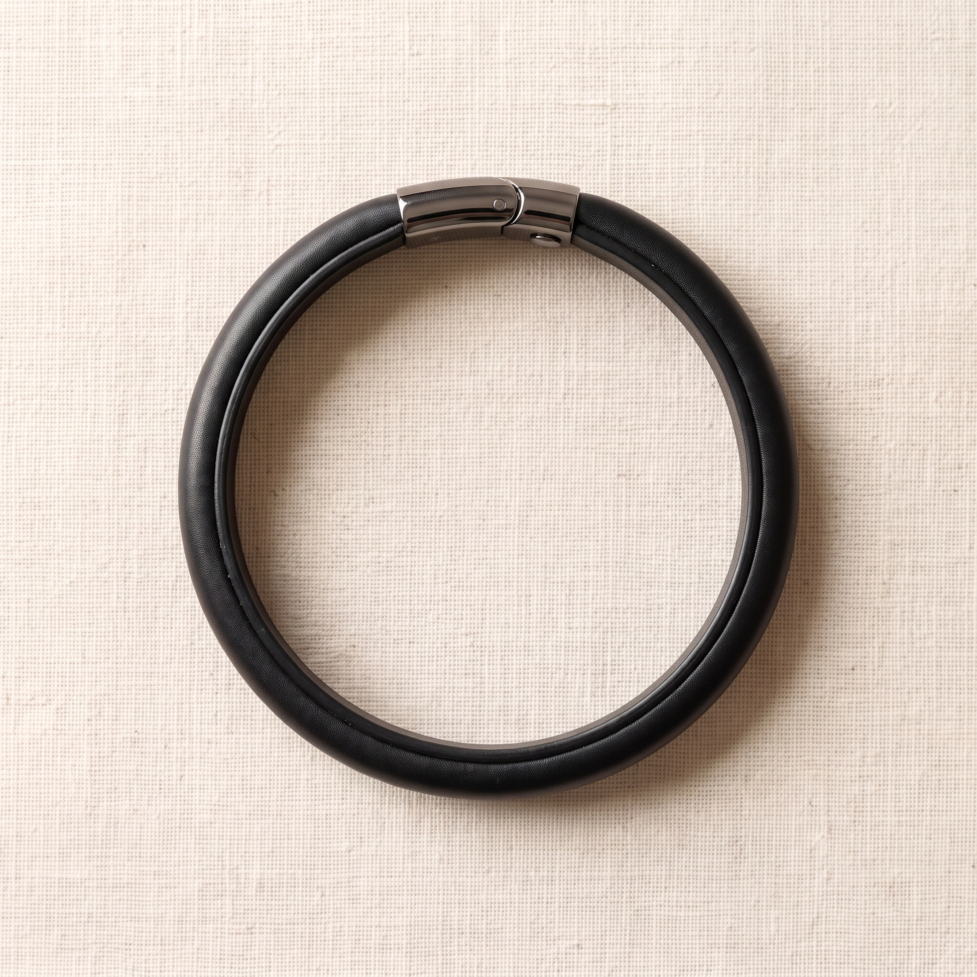 Orion Leather Bangle - back view