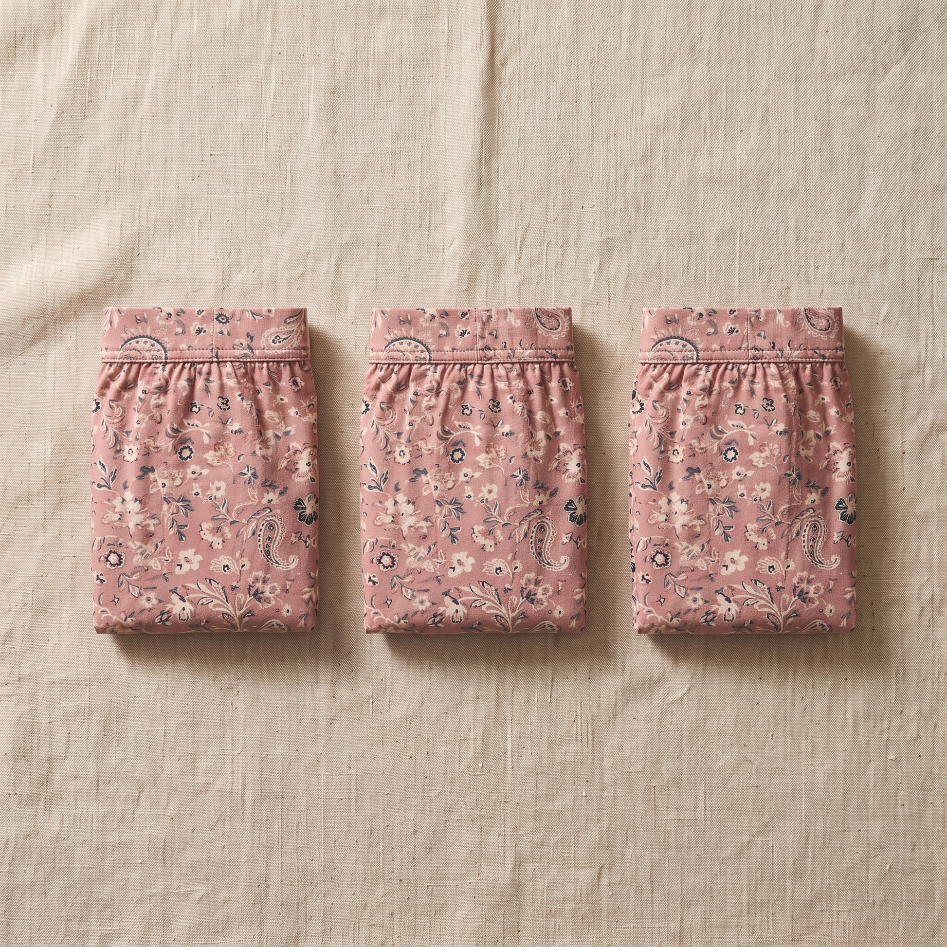 Rosa 3-Pack Printed Boxers - back view