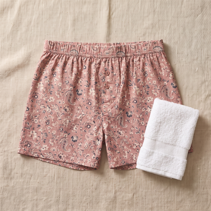 Rosa 3-Pack Printed Boxers - styled flat lay