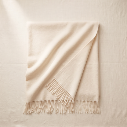 Aurelia Wool Shawl - back view