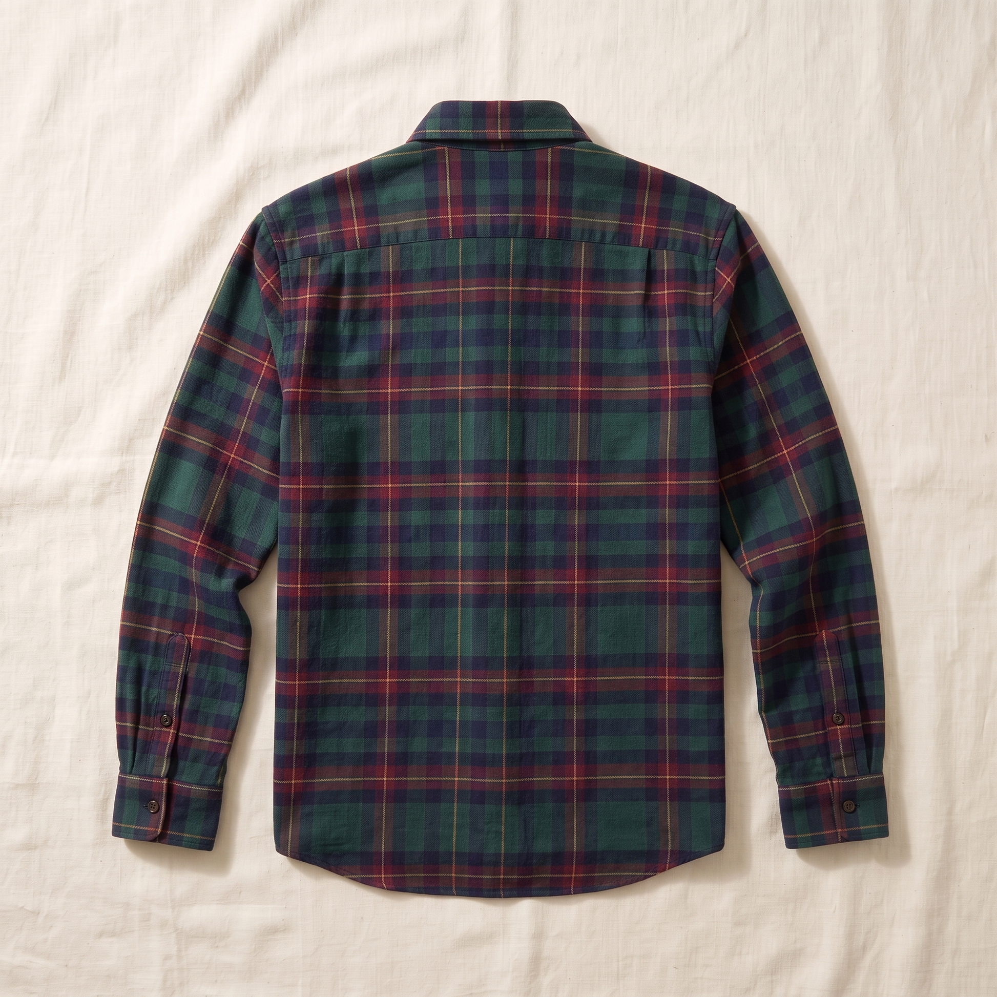 Yukon Plaid Shirt - back view