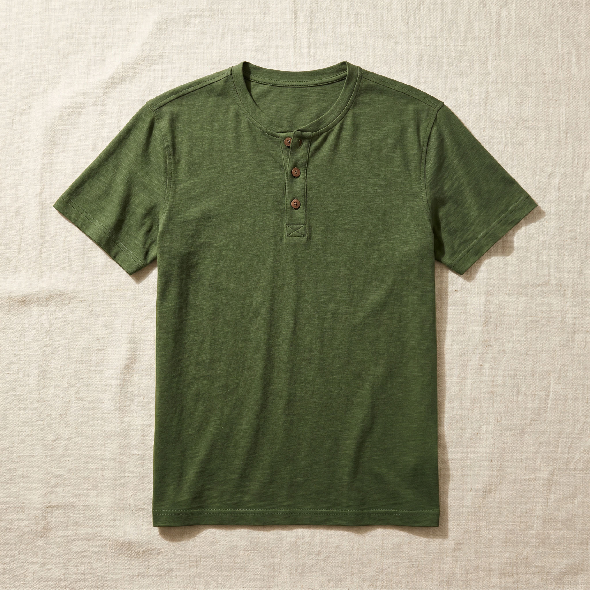 Tulum Beach Henley - flat lay front