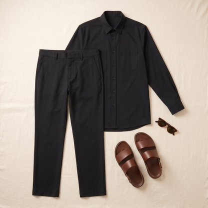 Voyager Two-Piece Set - styled flat lay