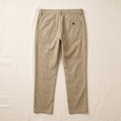 Brietta Linen Pants - back view