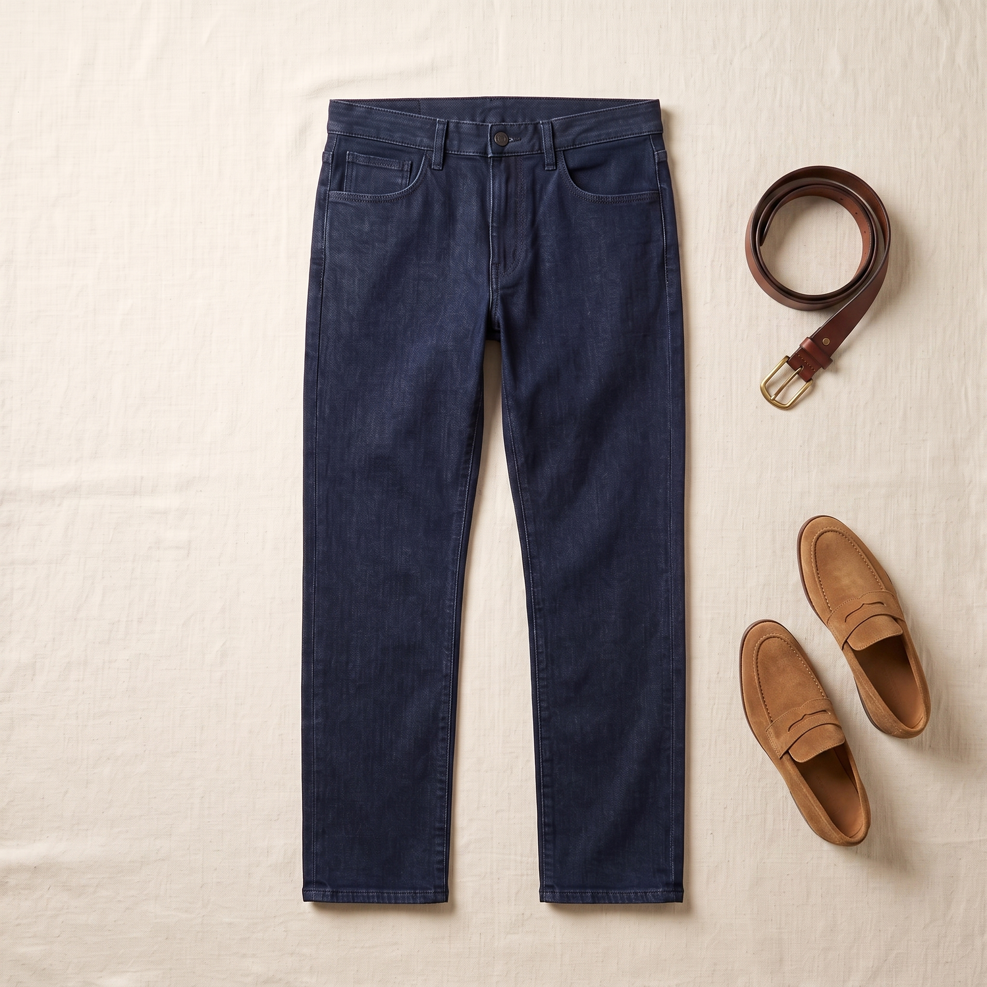Urban Drift '77 Jeans - styled flat lay