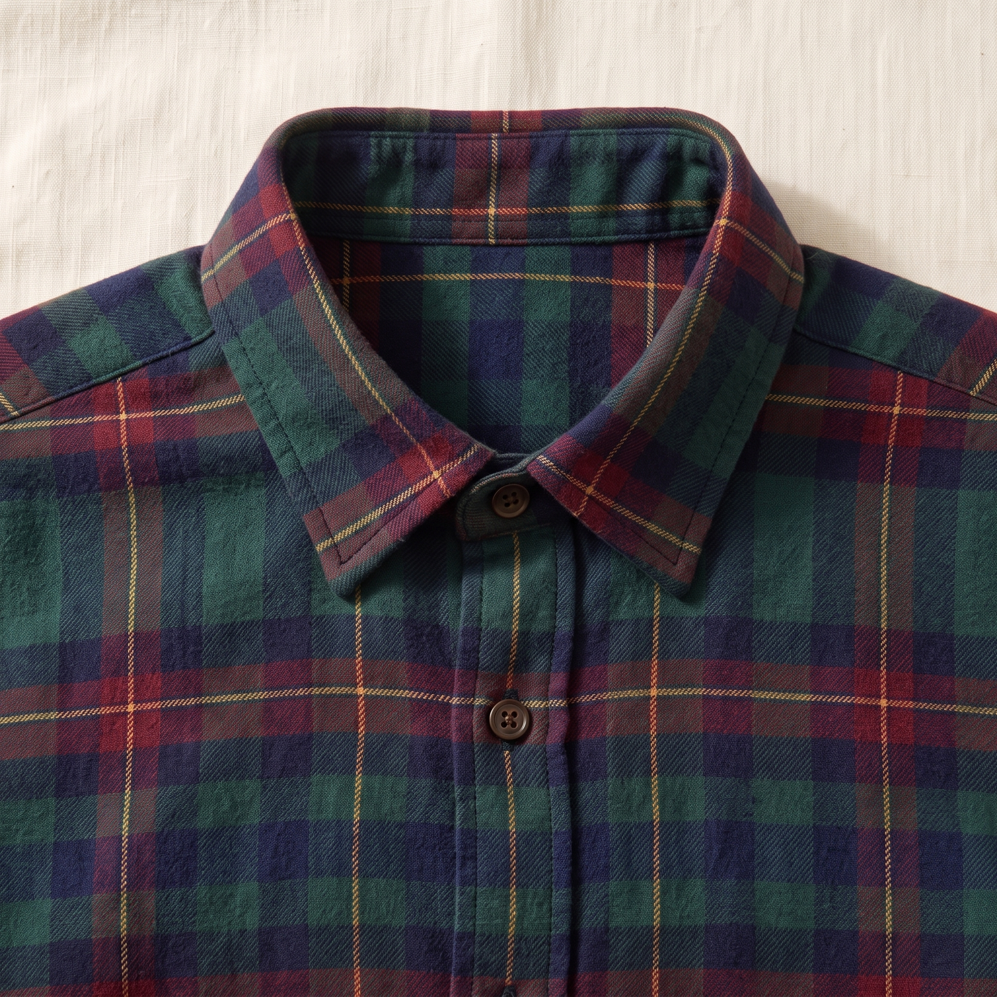 Yukon Plaid Shirt - fabric detail