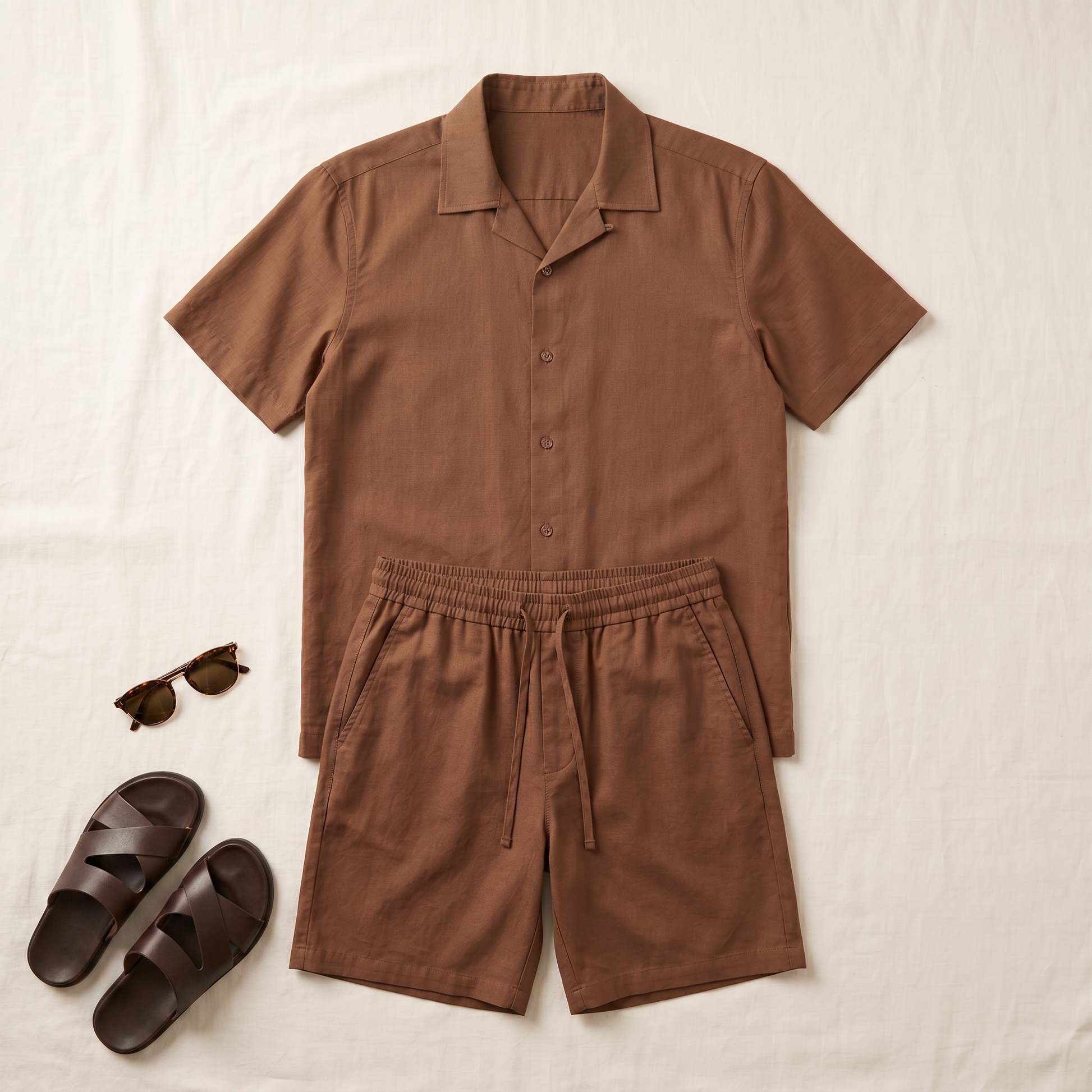 Cabana Two-Piece Set - styled flat lay