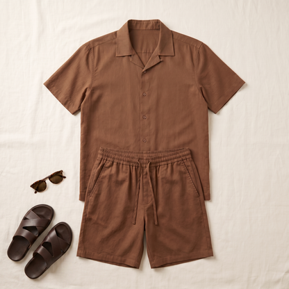Cabana Two-Piece Set - styled flat lay