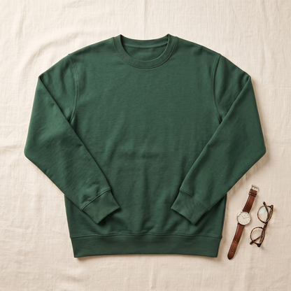 Theo Crewneck - styled flat lay