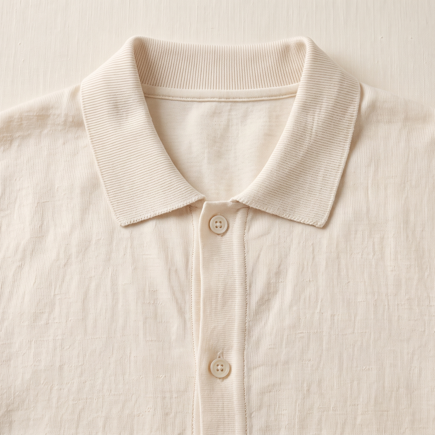 Luca Cardigan Polo - fabric detail