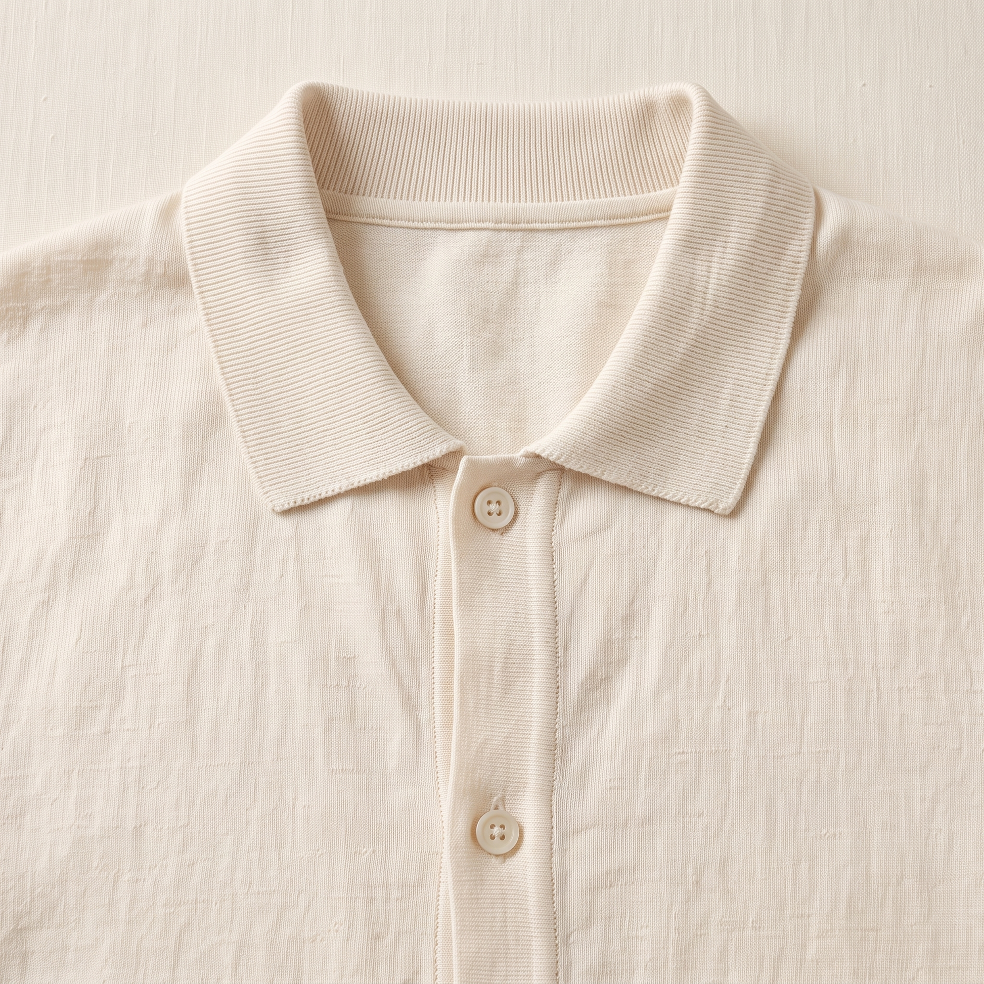 Luca Cardigan Polo - fabric detail