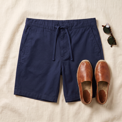 Malibu Cotton Shorts - styled flat lay