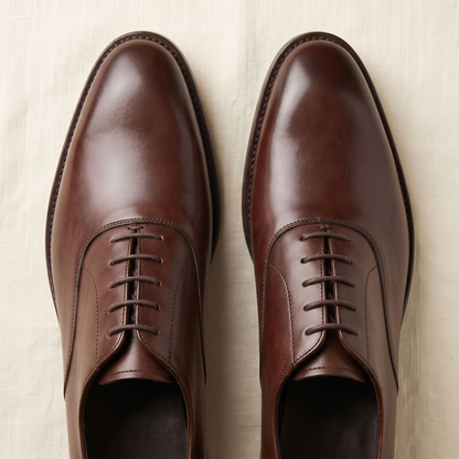 Kingsley Formal Leather Shoes - fabric detail