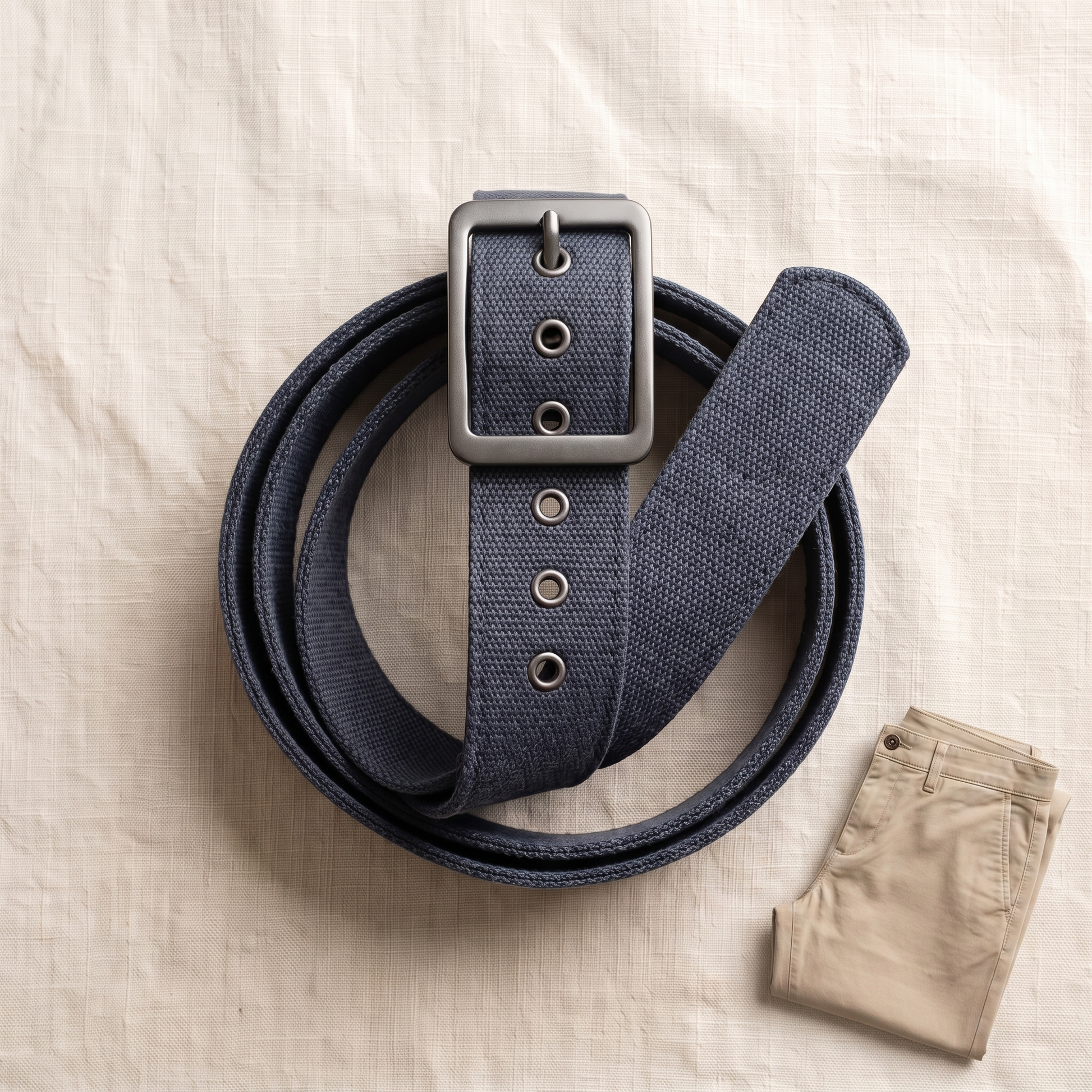 Austin Jeans Belt - styled flat lay