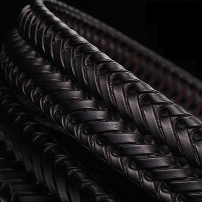 Braxton Braided Leather Belt